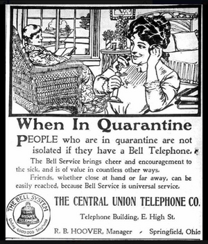 Bell System Flu Quarantine
