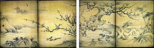 Birds and flowers of the four seasons
