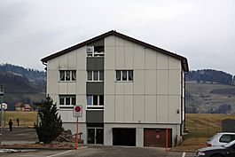 The municipality house of Brünisried
