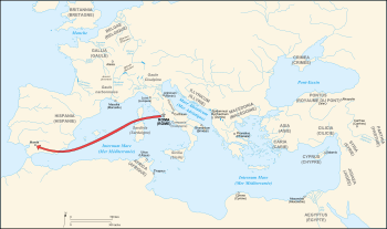 Caesar campaigns from Rome to Munda-fr