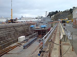 Calliope Dry Dock With The Resolution