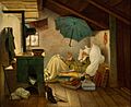 Carl Spitzweg - Der arme Poet (1837, Grohmann Museum)