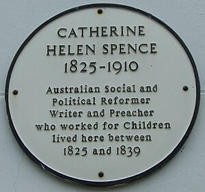 Catherine Helen Spence plate, Melrose