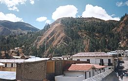 Cerro San Cristobal desde el puente calicanto A. Caceres