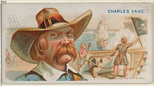 Charles Vane, Defying the Governor, from the Pirates of the Spanish Main series (N19) for Allen & Ginter Cigarettes MET DP835025