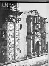 Church of Santo Domingo in 1868 (Arequipa, Peru)