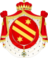 Coat of Arms of Lucien Bonaparte, Roman Prince of Canino