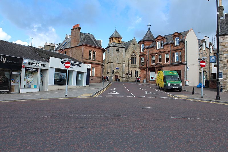 Image: Cumnock town centre, Scotland