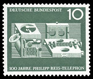 DBP 1961 373 100 Jahre Telefon von Philipp Reis