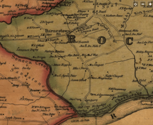 Darnestown area 1865