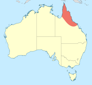 Diphlebia euphoeoides distribution map.svg