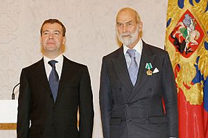 Dmitry Medvedev and Michael of Kent