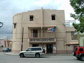 Dockworkers' union building in Ponce, Puerto Rico
