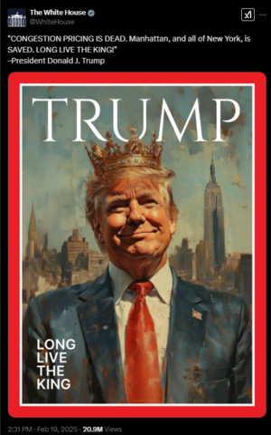Donald Trump "Long Live the King"