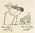 Edward Lear and His Cat Foss 1885