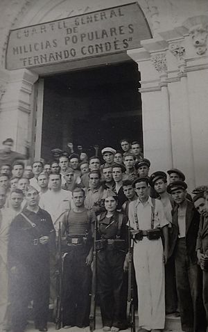 Enlisting in the Spanish Civil War