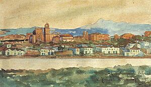 Enrique Campo, Pontevedra desde A Caeira (1908)