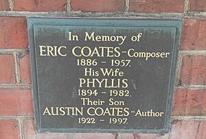 Eric Coates - Golders Green Crematorium