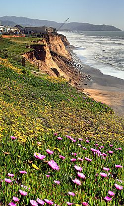 Erosion and spring in Pacifica