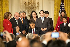 Executive Order Signing Ceremony at the White House 62