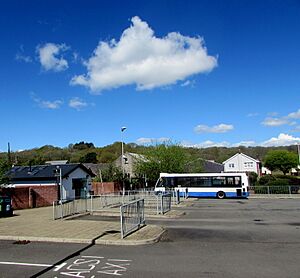 Fair weather clouds over Ystradgynlais (geograph 6870975)