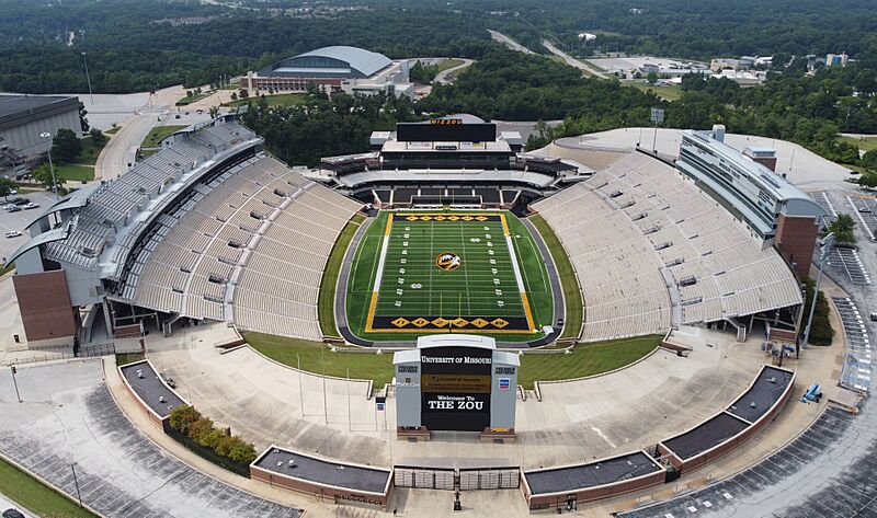 Faurot Field Aerial