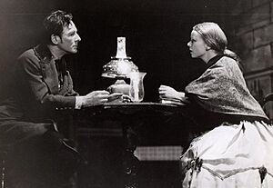 Gielgud and Haas in Crime and Punishment