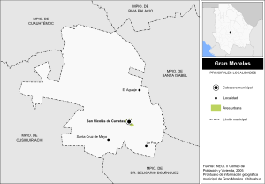Gran Morelos localidades