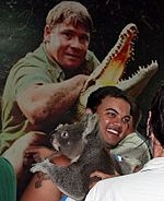 Guy Sebastian visits Australia Zoo to perform LIVE WILD Concert. Cropped