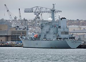 HMS Scott at Devonport