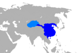 Han Dynasty map 2CE