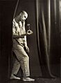 Harald Kreutzberg dances in the piece ‘The Dance of the Fools’, Berlin, 1927