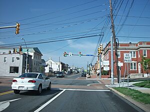 Intersection of Market and 3rd St, 2011