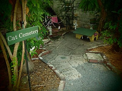 Hemingway House-Cat Cemetery
