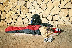Israel 2 021 Sleeping Rucksack-Tourist