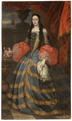 Jan van Kessel (II) (Attr. to) - Portrait of Marie Louise d’Orléans