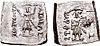 KINGS of BAKTRIA. Agathokles. Circa 185-170 BC. AR Drachm (3.22 gm, 12h). Bilingual series. BASILEWS AGAQOKLEOUS with Indian god Balarama-Samkarshana.jpg