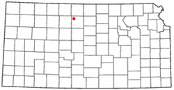 Location of Kill Creek, Kansas