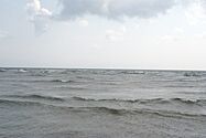Lake Michigan from the shore