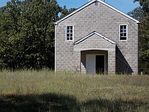 Lee's Chapel and Masonic Hall by Cemetery