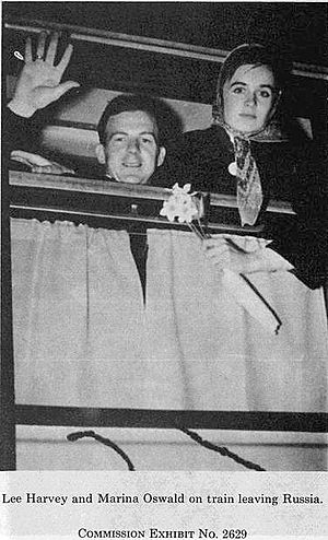 Lee Harvey Oswald and Marina leaving Russia, CE2629