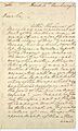 Letter from George Washington to General Smallwood, page 1