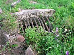 Lochend Loch northern outflow drain