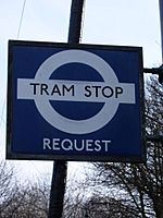 London Tram Stop