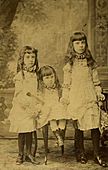Lucy, Elizabeth & Helen, the daughters of the Walter Douglas-Irvine