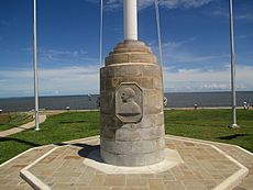 Major Robert Anderson monument at Fort Sumter, SC IMG 4538