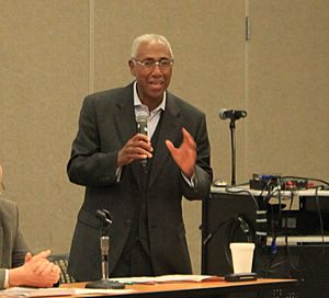 Michigan State Representative David E. Rutledge at a Town Hall Meeting.JPG