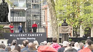 Millicent Fawcett Statue unveiling05