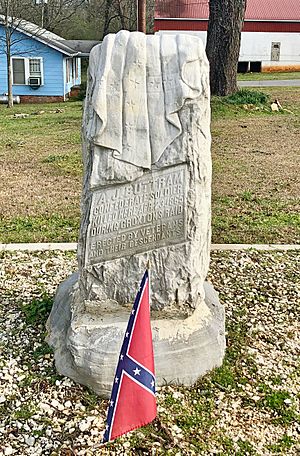 Monument to Lieutenant Andrew Jackson “Jack” Buttram