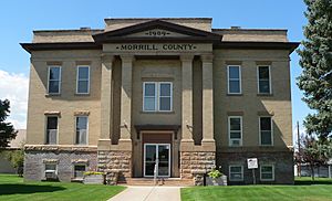 Morrill County Courthouse in Bridgeport